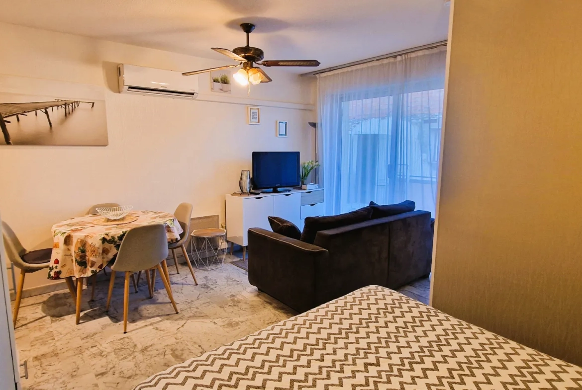 Appartement T1 avec Balcon, Grenier et Place de Stationnement à Amélie-les-Bains 