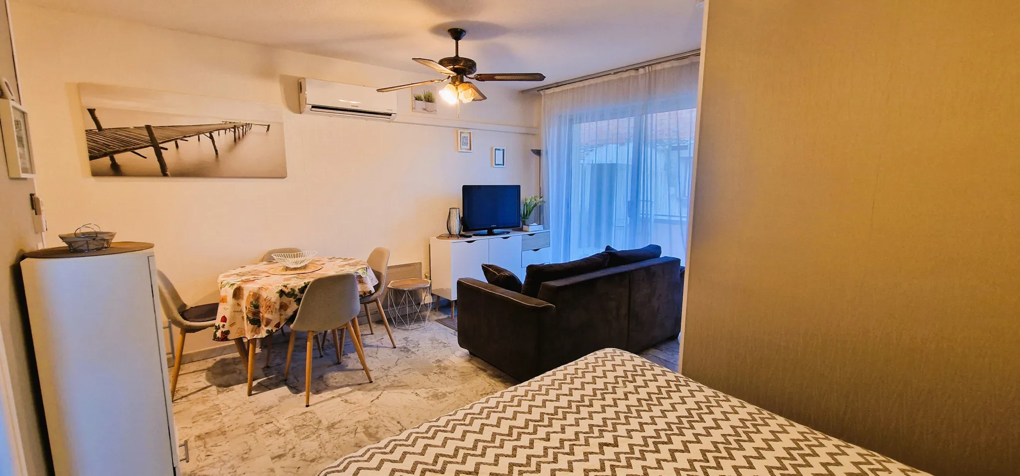 Appartement T1 avec Balcon, Grenier et Place de Stationnement à Amélie-les-Bains 