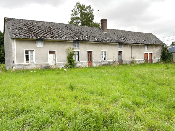 Nouveauté : longère à rénover entre Abbeville et Saint-Riquier