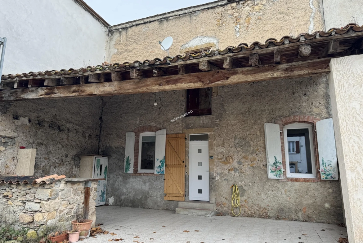 Maison de village avec terrasse à Esperaza 