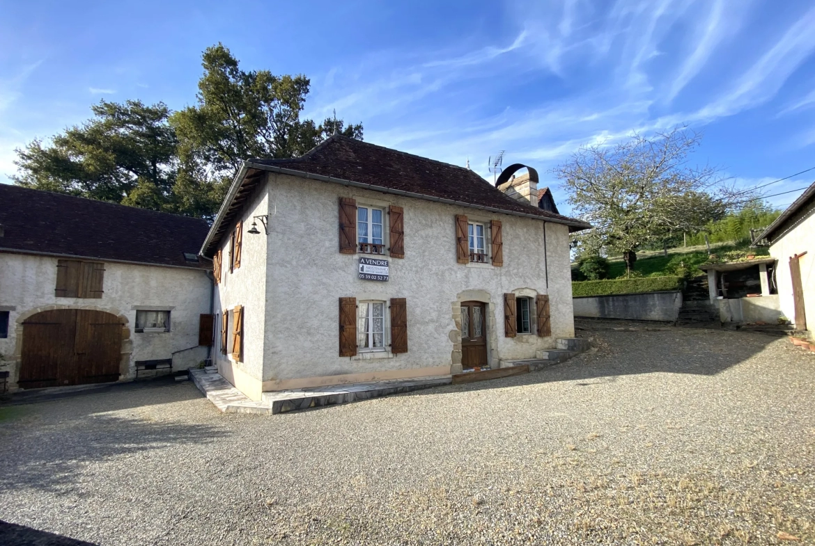 Ferme avec vue Pyrénées 2500 m2 de terrain 