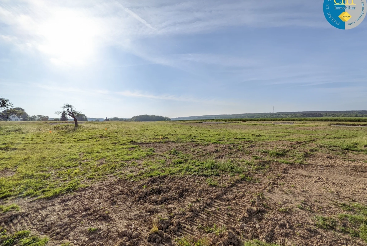 Terrain Constructible de 535m2 à Beignon avec Vue sur Brocéliande 