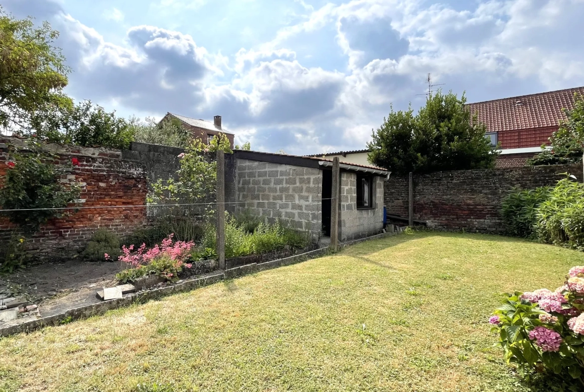 Maison de 116 m2, 4 chambres, cave et jardin à Fretin 