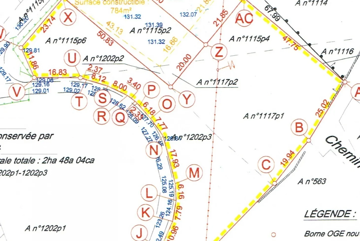 EXCLUSIVITE - 86600 - CLOUE - TERRAIN A BATIR DE 1 014 m2 - HORS LOTISSEMENT 