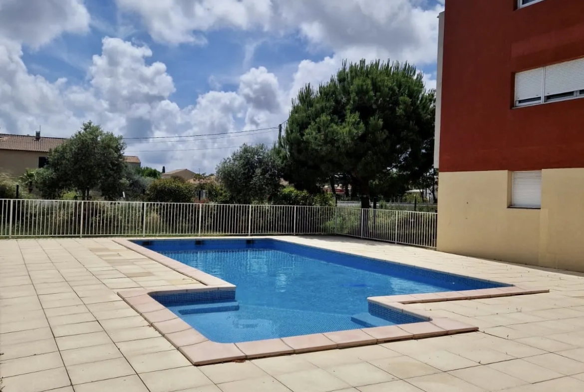 Appartement 3 pièces à Frontignan avec piscine 