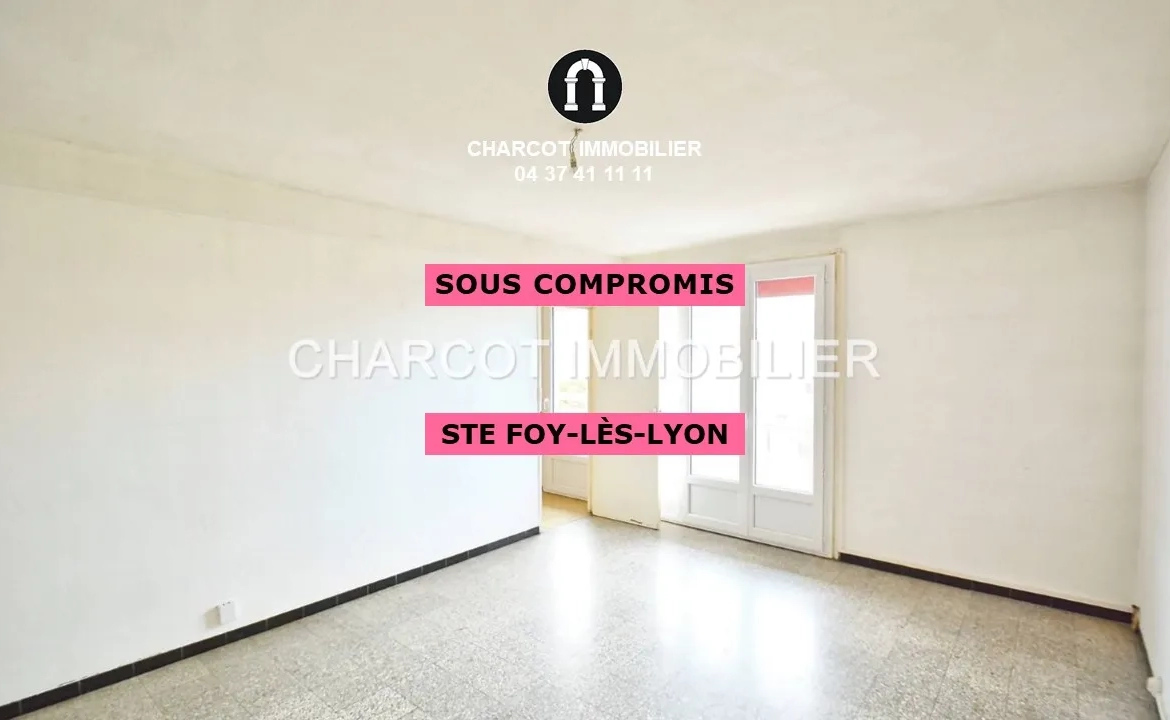 Appartement Type 3 Traversant de 56,51 m2 à Ste Foy Les Lyon 