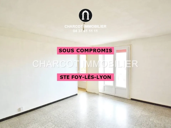 Appartement Type 3 Traversant de 56,51 m2 à Ste Foy Les Lyon