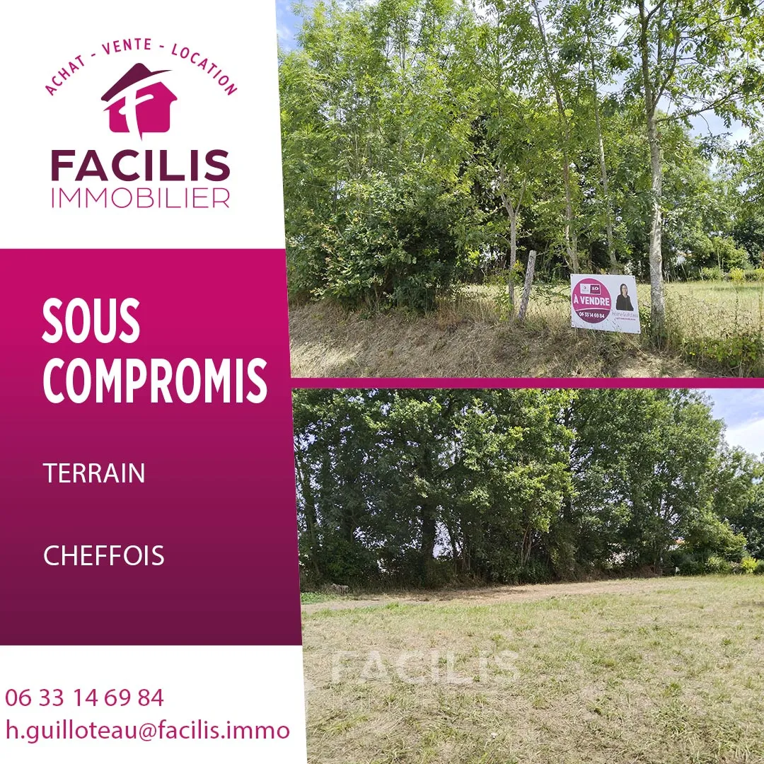 Terrain constructible Cheffois 844 m2 