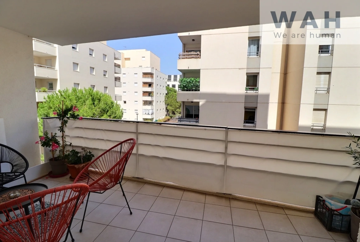 Appartement de type 2 à vendre à Montpellier - Quartier Richter 