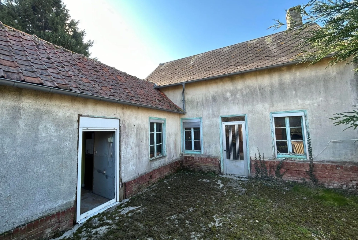 Maison à rénover entre Oisemont et Airaines 