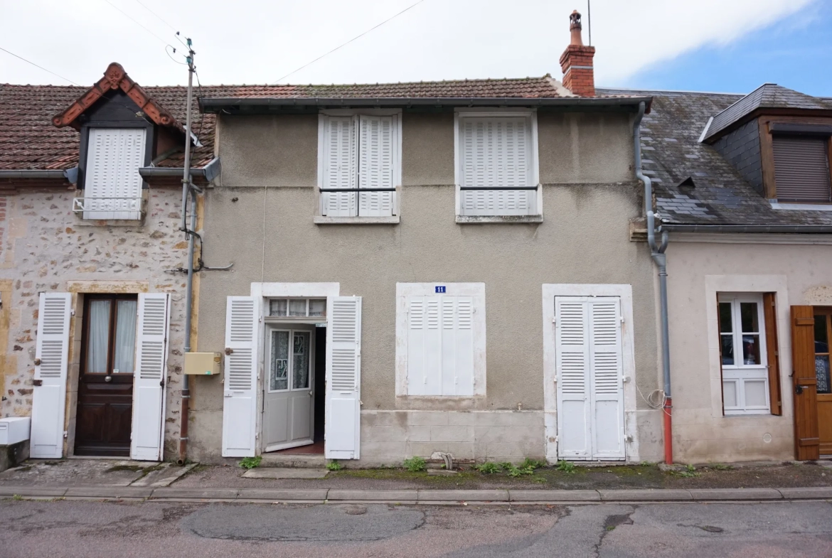 Maison de village de 78 m2 à vendre à St Honoré les Bains 