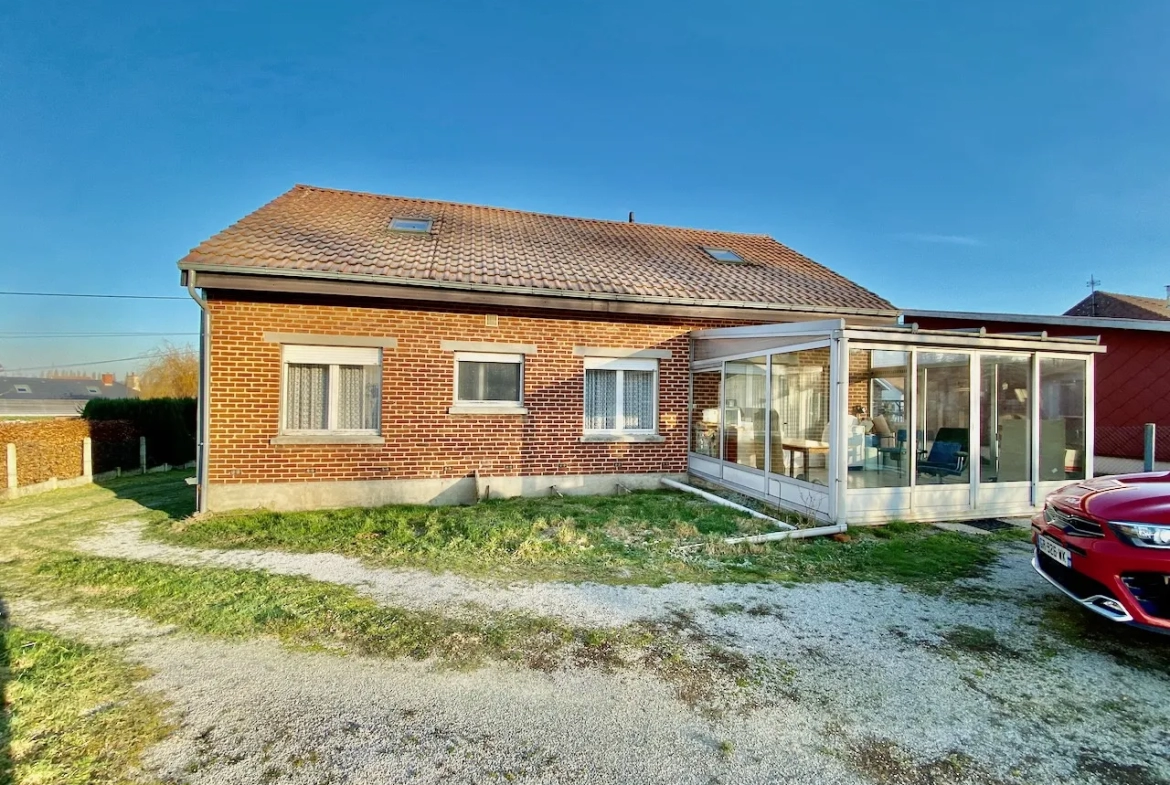 Maison de Plain Pied sur Sous-Sol à Vendre à Rousies 