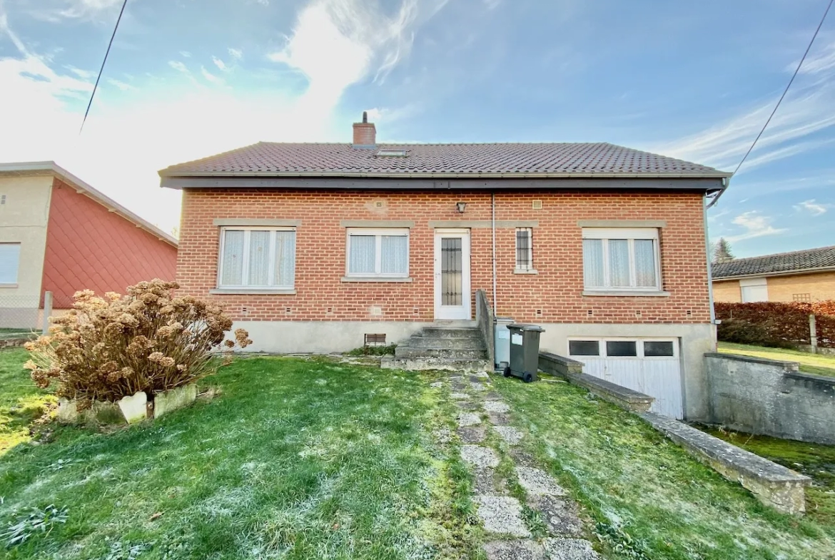 Maison de Plain Pied sur Sous-Sol à Vendre à Rousies 