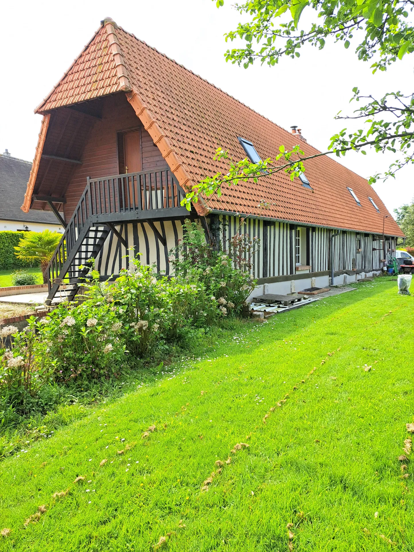 Longère de 114 m2 avec terrain de 2524 m2 à Greuville 