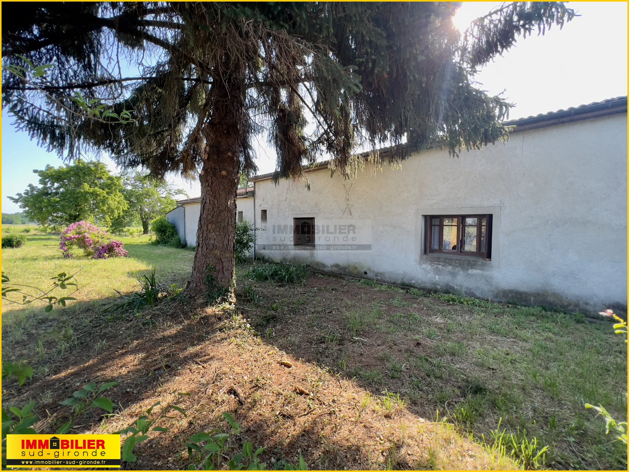 Maison en pierre à rénover à Illats 