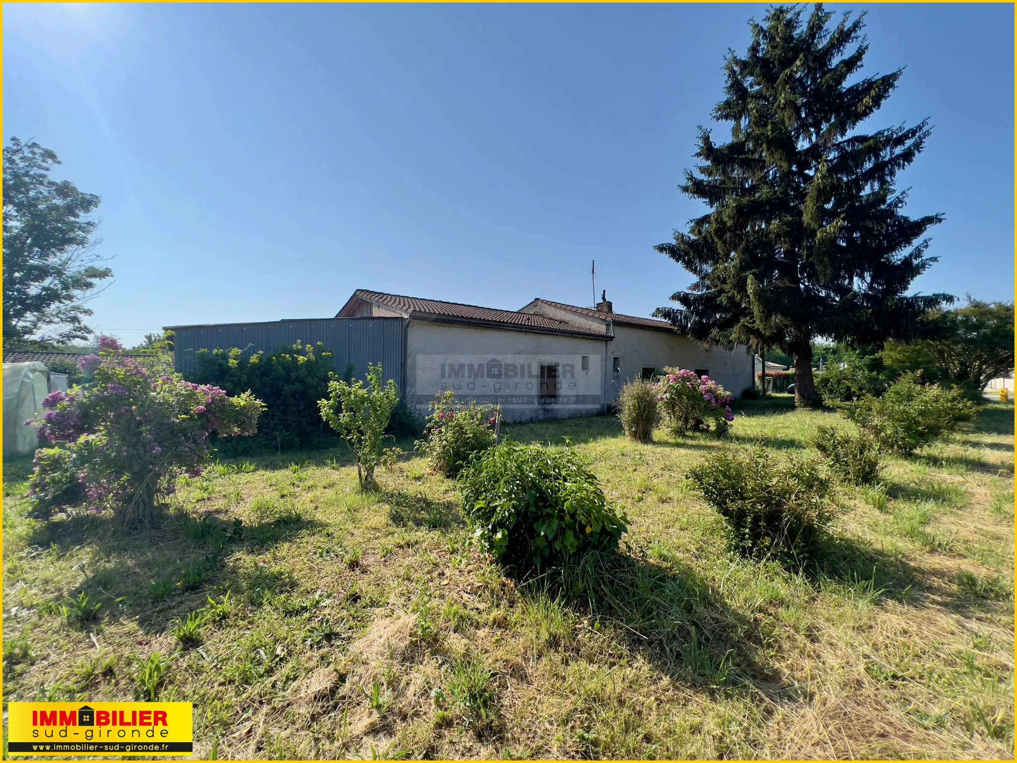 Maison en pierre à rénover à Illats 