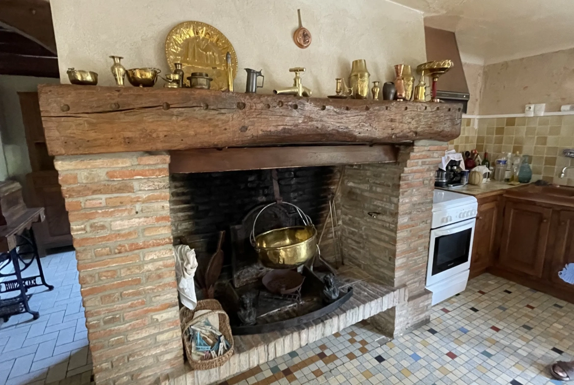 Maison normande à Vieux pont en auge 