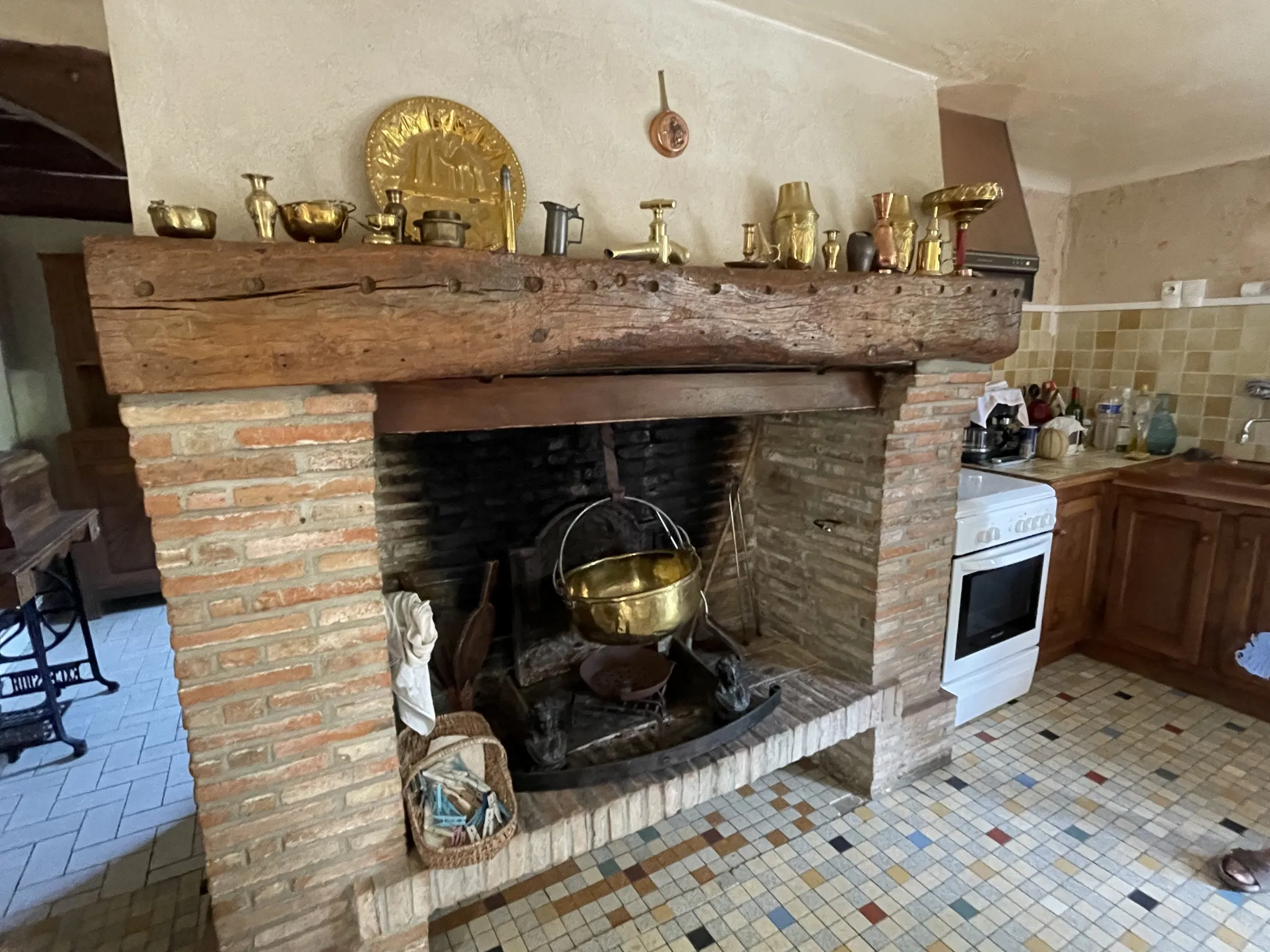 Maison normande à Vieux pont en auge 