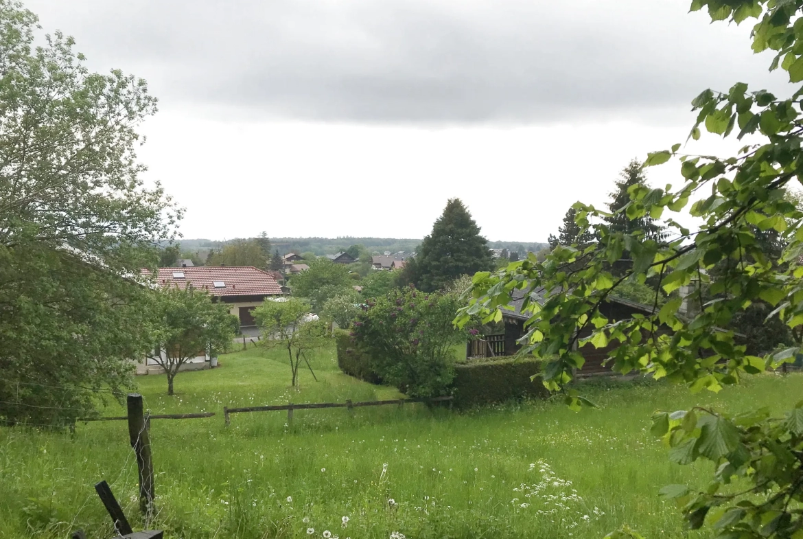 Terrain à Bâtir avec Vue Dominante à Le Lyaud 