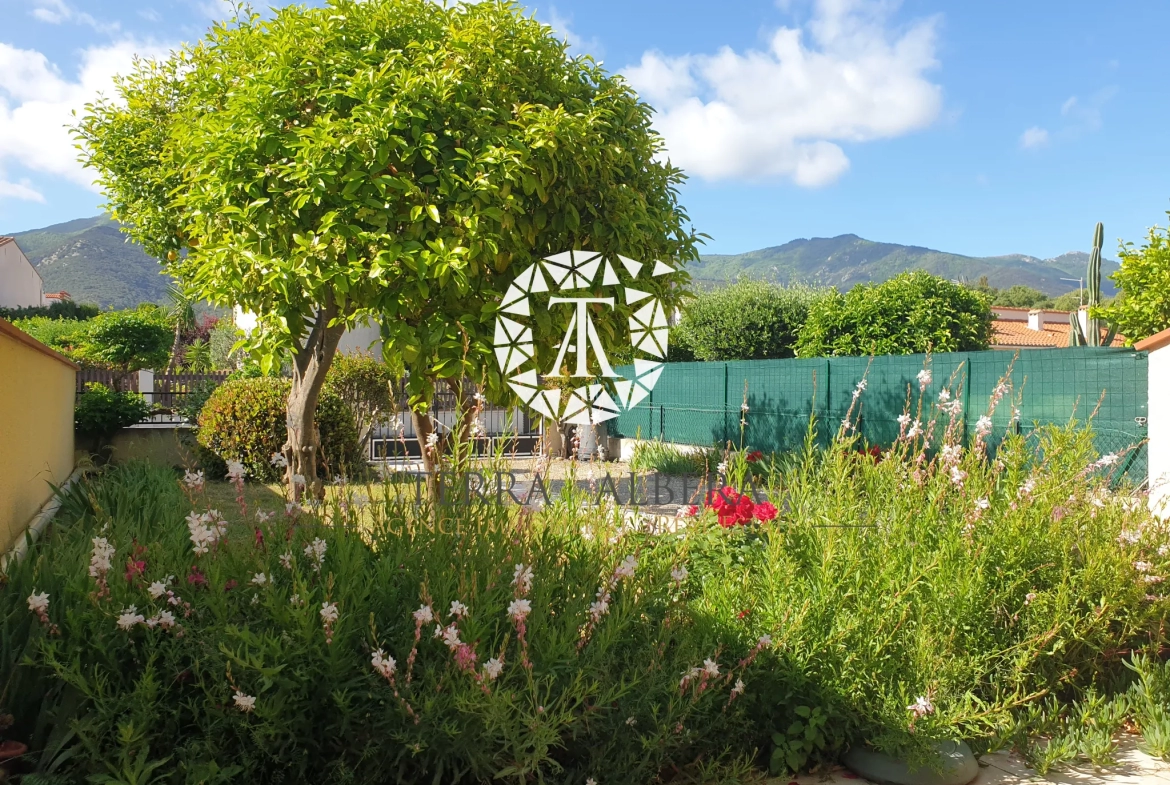 Villa exposée Sud avec vue sur les Albères 