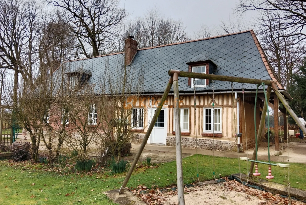 Maison à vendre à St Martin Aux Arbres - 98 m2 - 1400 m2 de terrain 