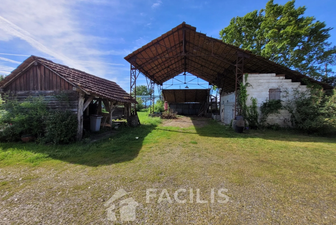 Habitation avec dépendances, agrandissements possibles à Orleix 