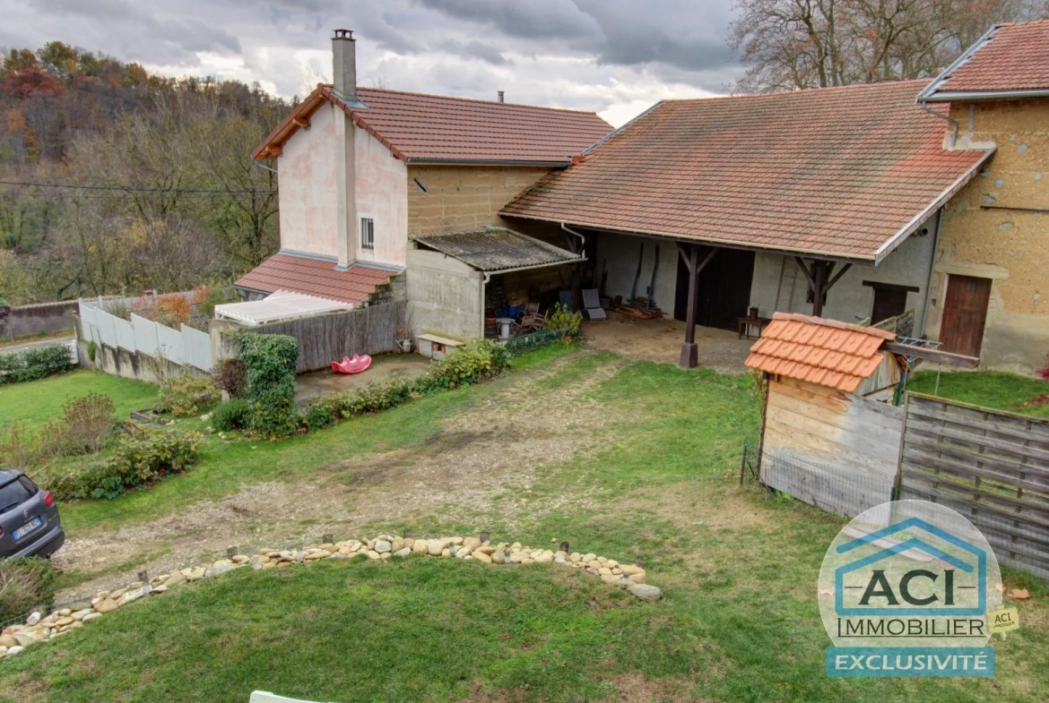 Ancienne Ferme Joliment Rénovée à Meyrieu les Étangs 