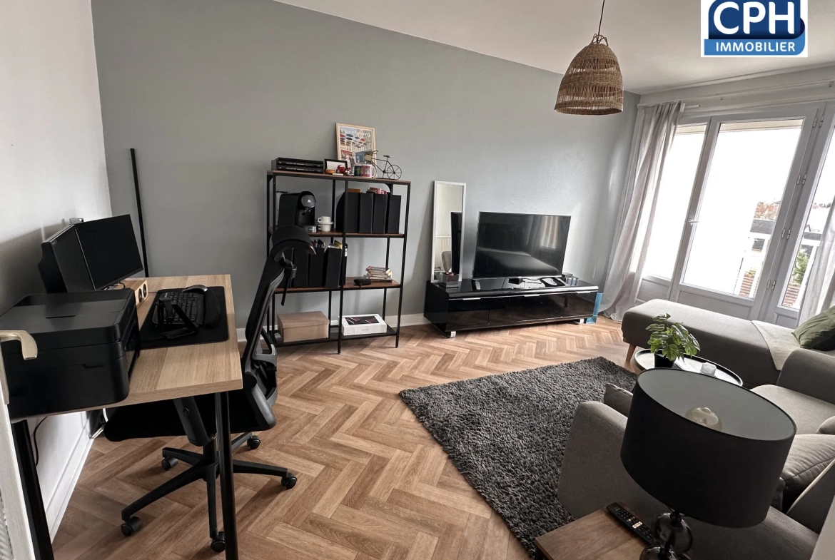 Appartement de 42m2 à Caen avec garage et cave 