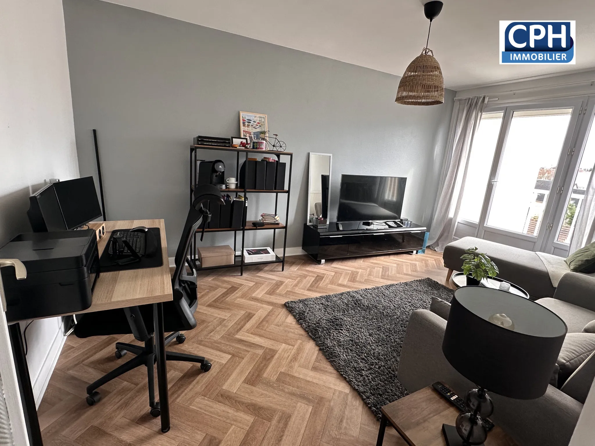 Appartement de 42m2 à Caen avec garage et cave 