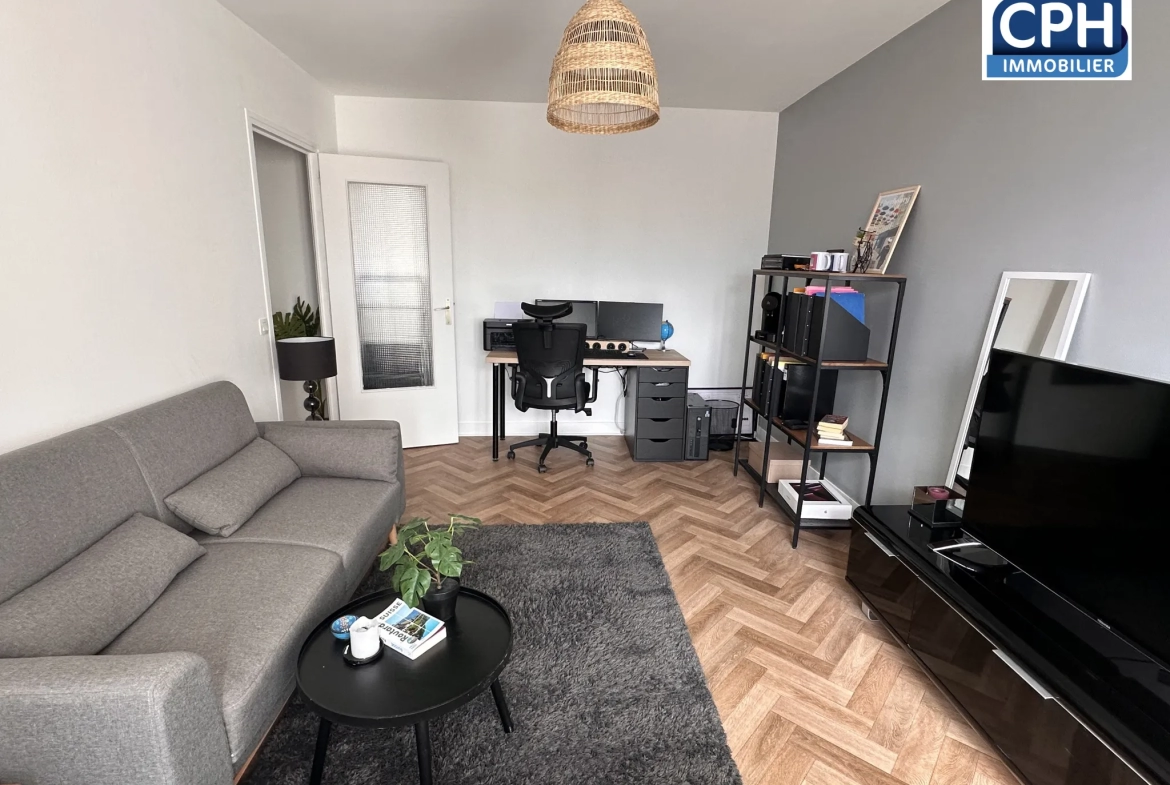 Appartement de 42m2 à Caen avec garage et cave 