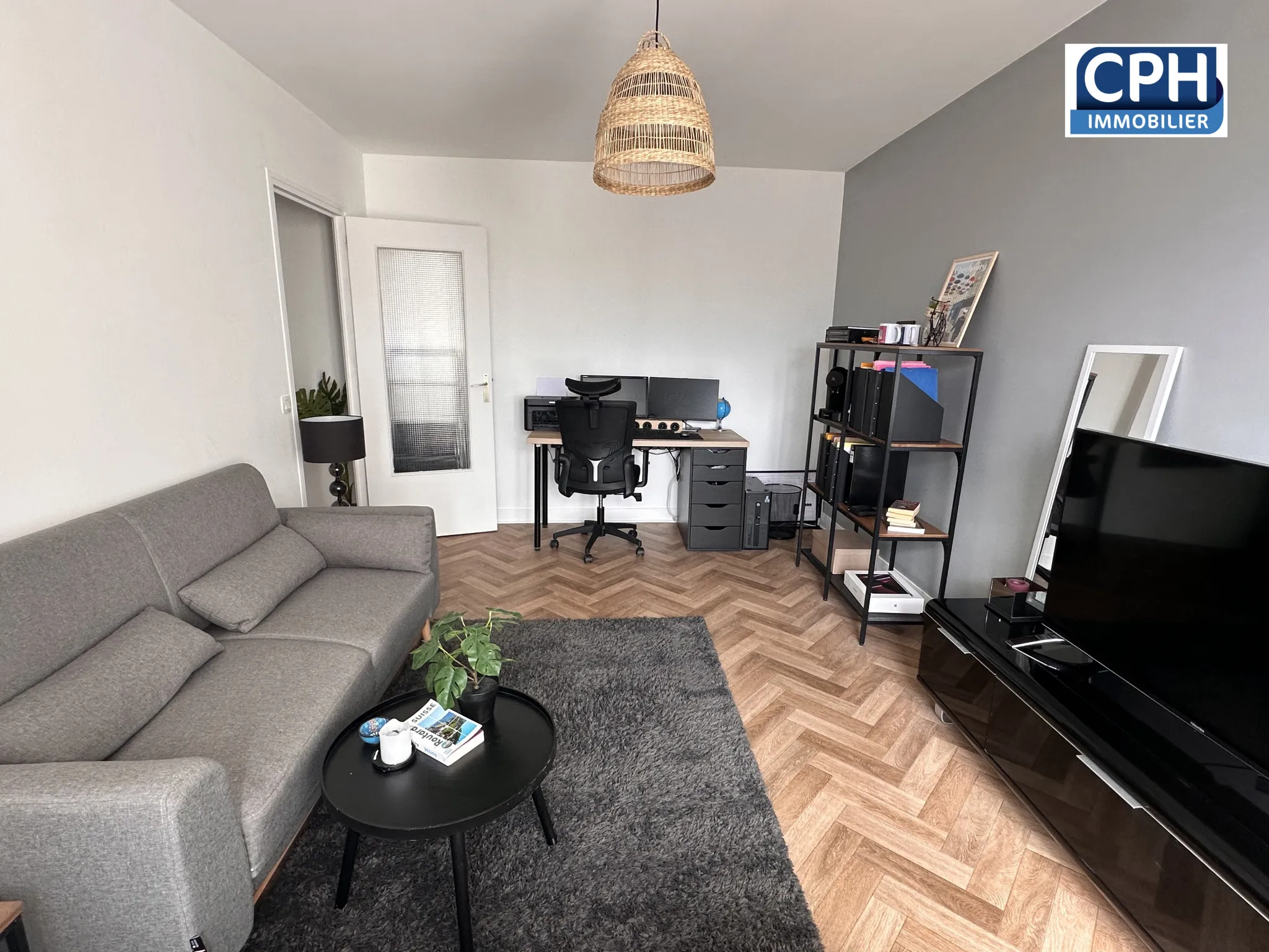 Appartement de 42m2 à Caen avec garage et cave 