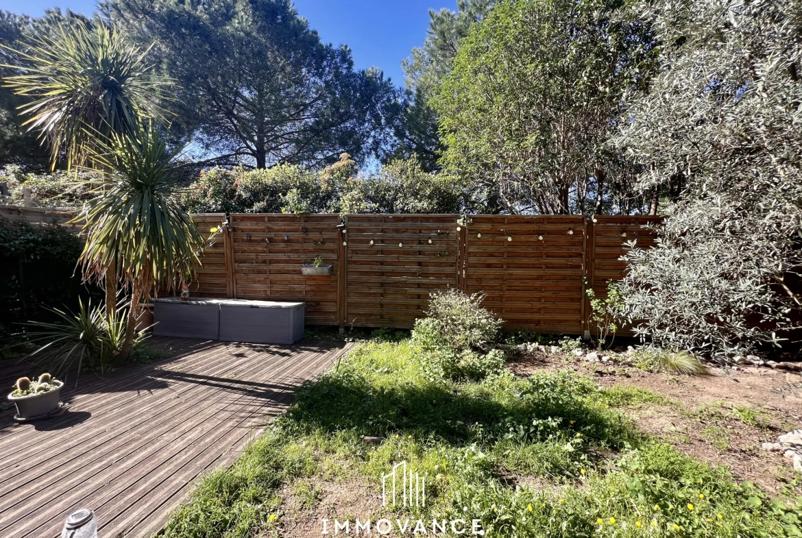 Appartement type 3 avec jardin privatif à Montpellier 