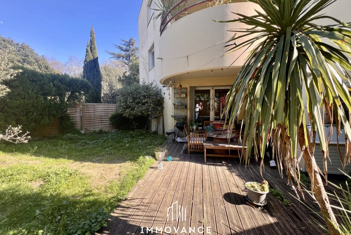 Appartement type 3 avec jardin privatif à Montpellier 