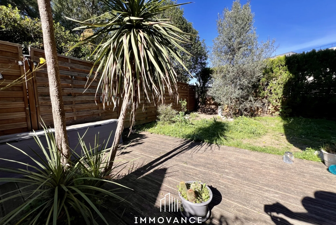 Appartement type 3 avec jardin privatif à Montpellier 