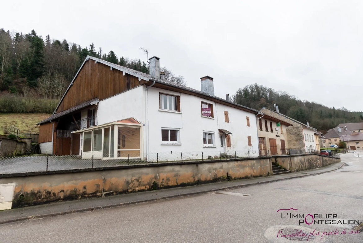 Ferme mitoyenne à Sombacour : 2 logements sur 1724m2 