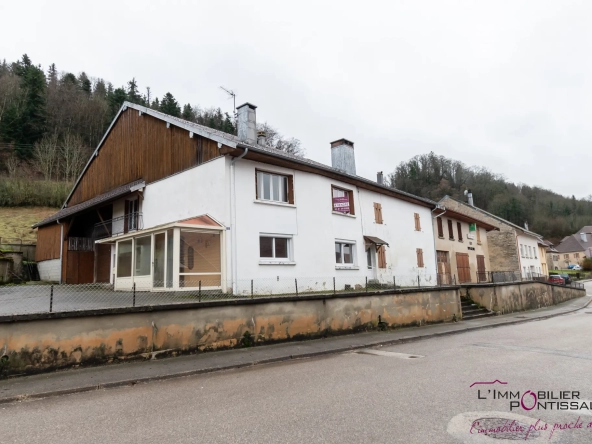 Ferme mitoyenne à Sombacour : 2 logements sur 1724m2