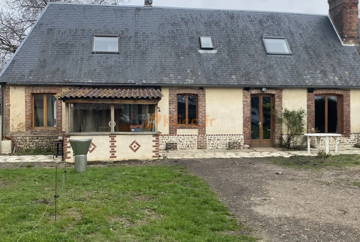 Maison de caractère avec jardin à proximité de Fécamp 