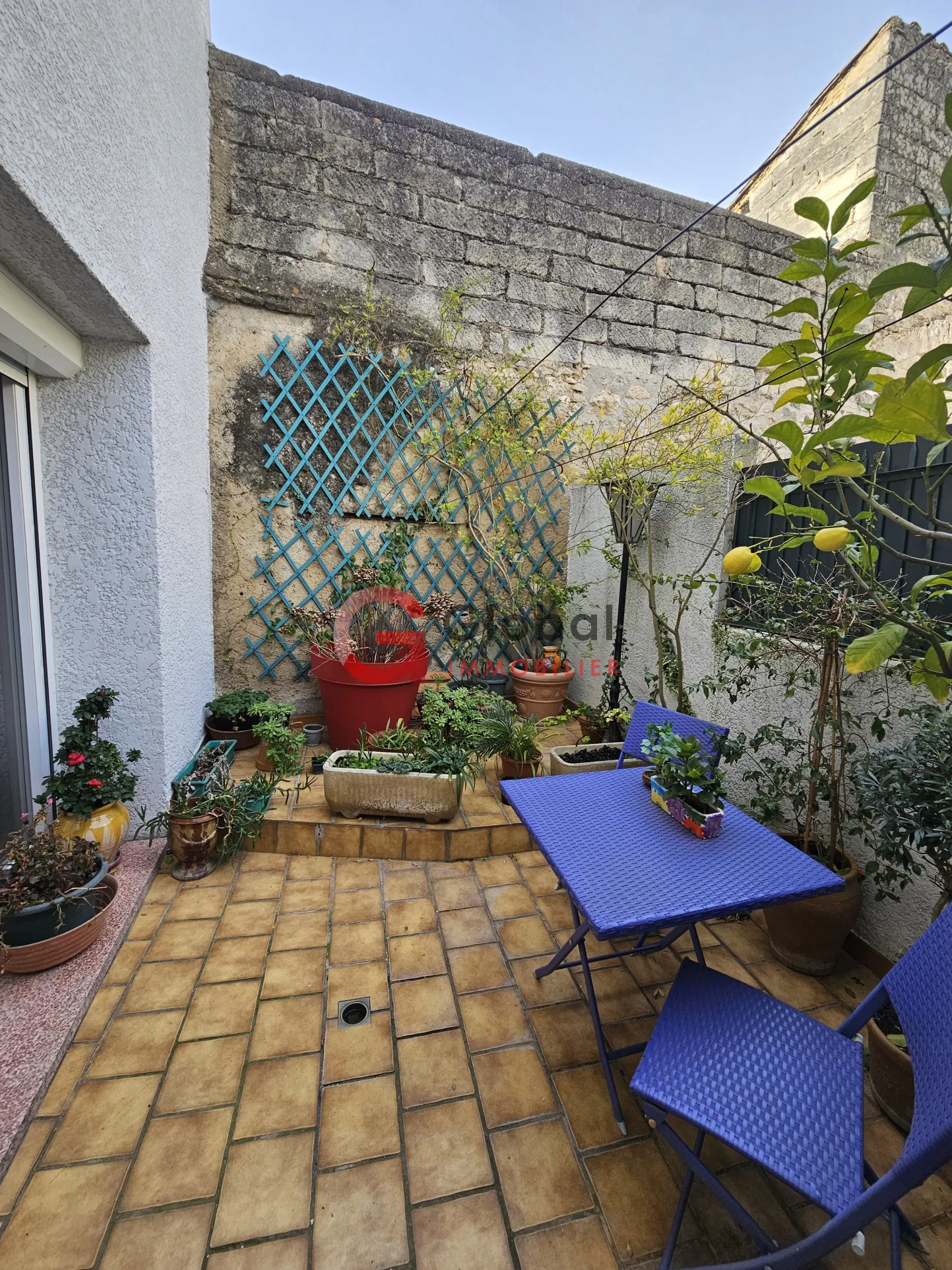 Maison de village à Lunel-Viel avec 2 chambres et terrasse 