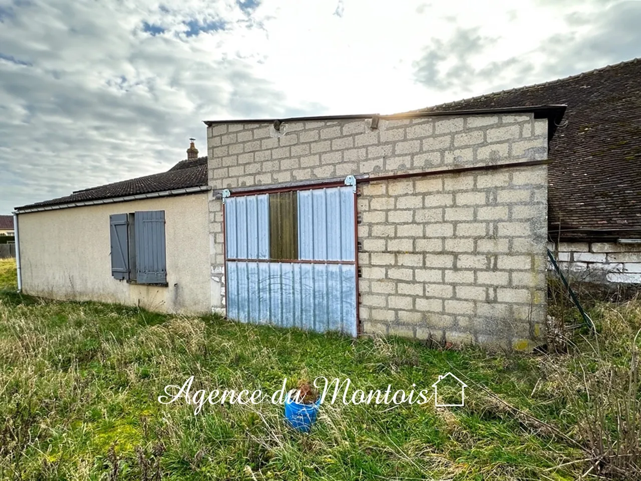 Fermette rénovée à Sergines avec jardin clos 