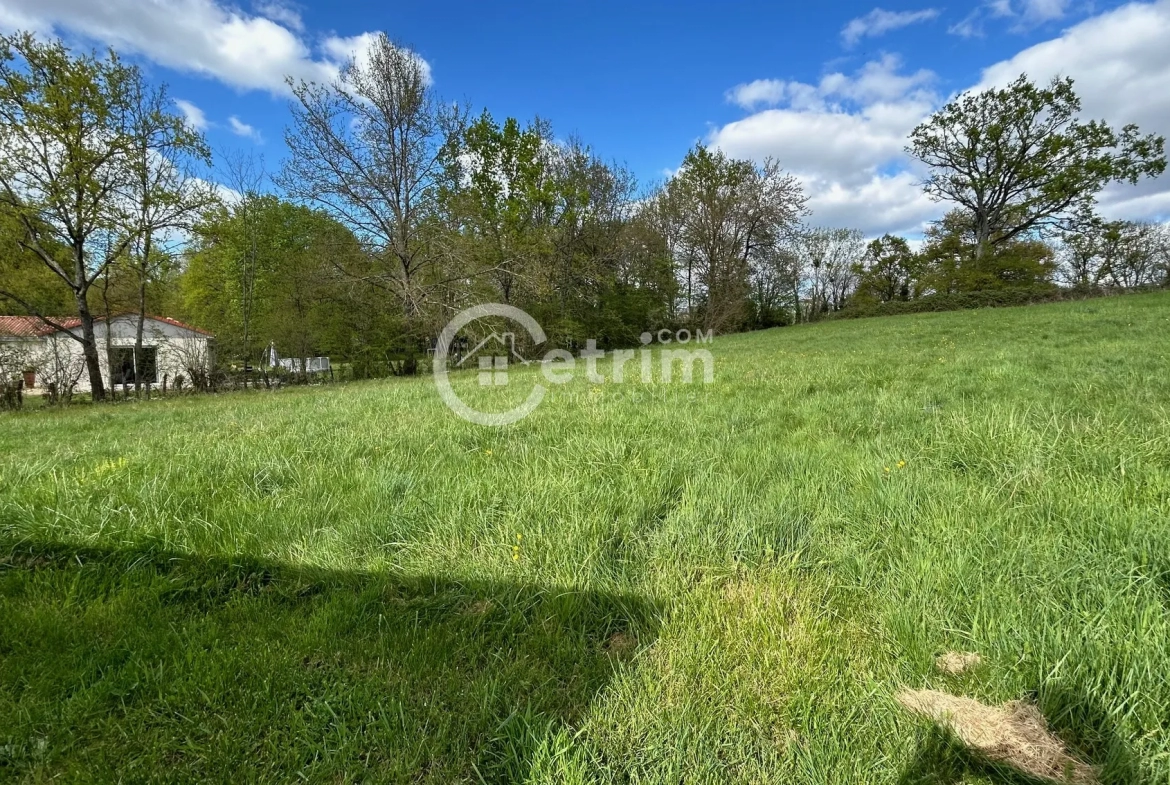 Terrain à bâtir de 1.100 m2 à Bulhon avec vue dégagée 