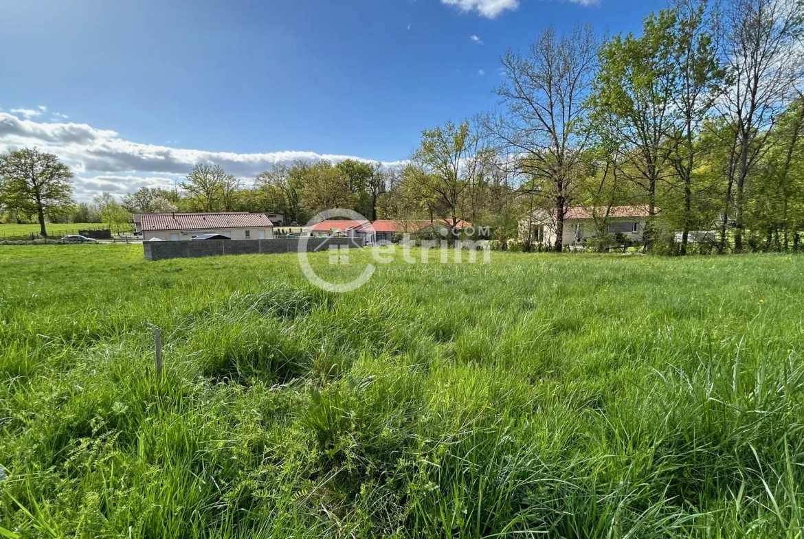 Terrain à bâtir de 1.100 m2 à Bulhon avec vue dégagée 