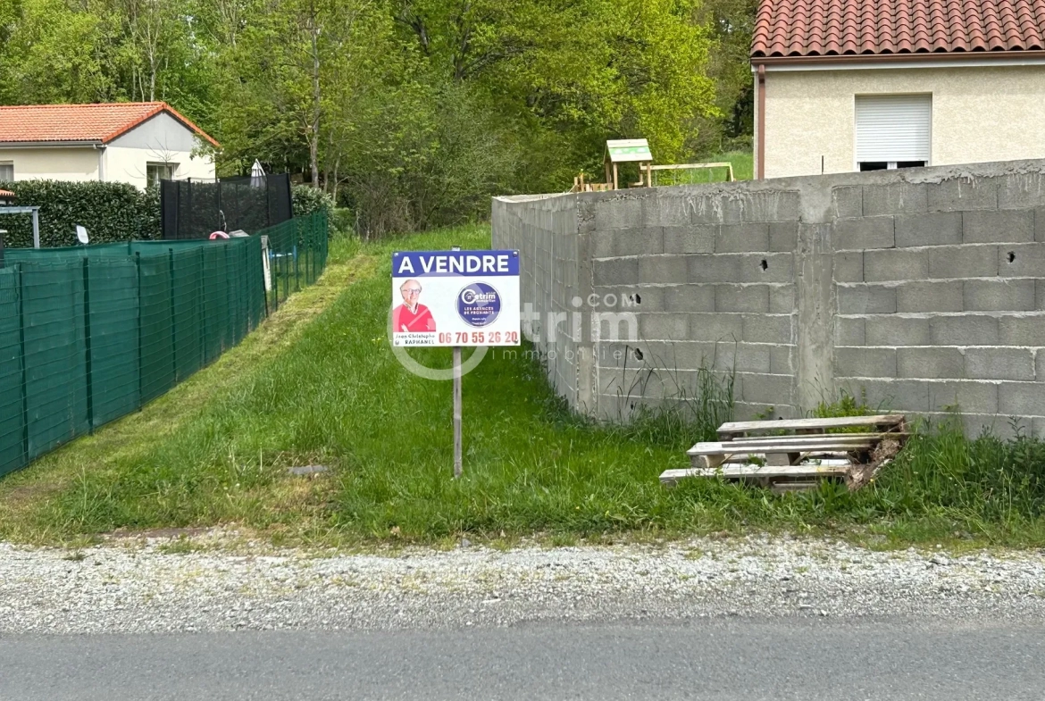 Terrain à bâtir de 1.100 m2 à Bulhon avec vue dégagée 