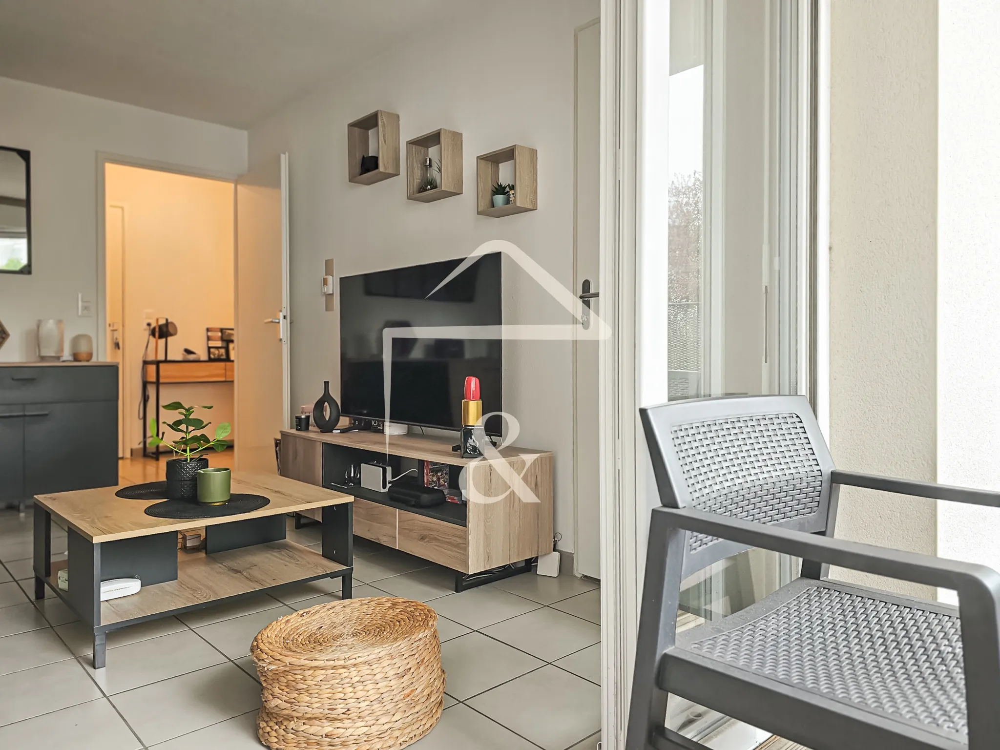 Appartement T3+ avec parking et balcon à Indre 