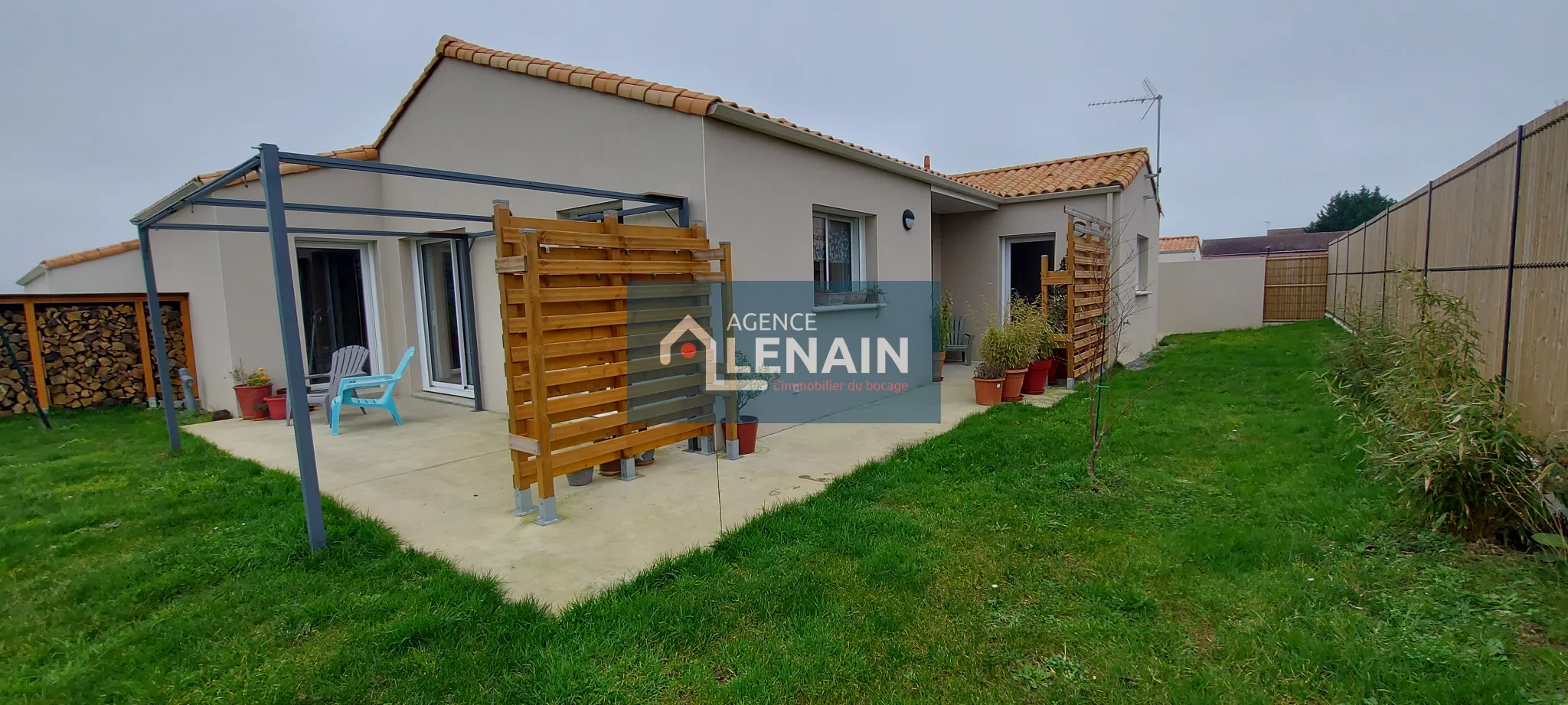 Maison de plain pied à Les Herbiers - 115m2, 4 chambres 