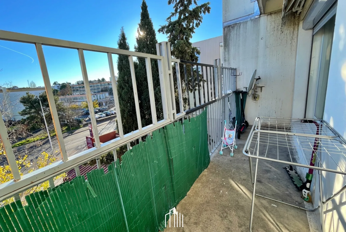 Appartement T4 de 75m2 avec balcon à Alco, Montpellier 