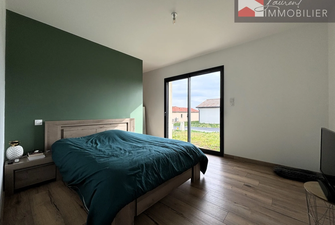 Villa neuve 125 m2 plain pied, 3 Chambres, Un Bureau et Garage - PROCHE 01190 PONT DE VAUX 