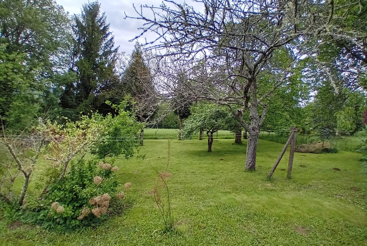 Fermette rénovée avec 2 chambres et terrain spacieux à St Dizier Leyrenne 