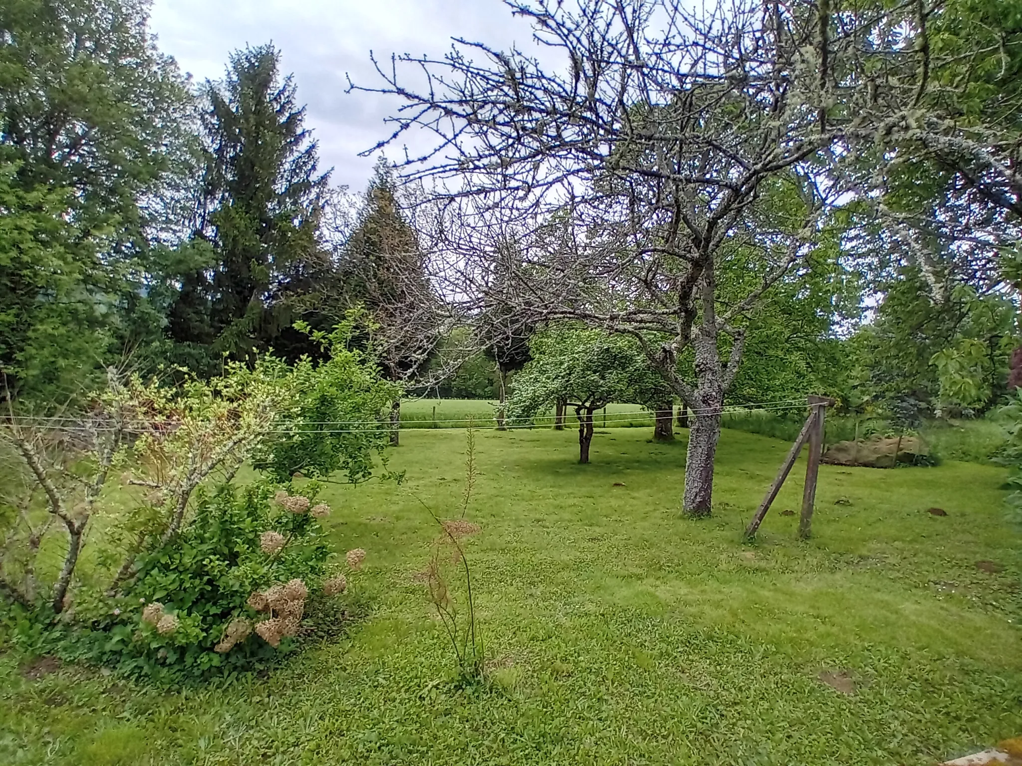 Fermette rénovée avec 2 chambres et terrain spacieux à St Dizier Leyrenne 