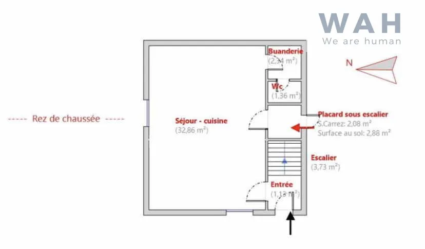 Vente Maison De Ville T4 de 122 m2 à Saint-Gilles 