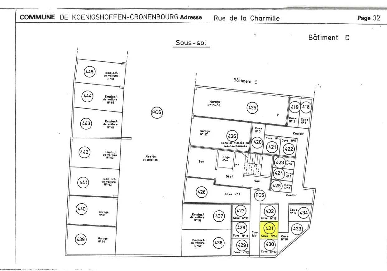 Appartement 3 pièces avec balcon à Strasbourg Ouest 